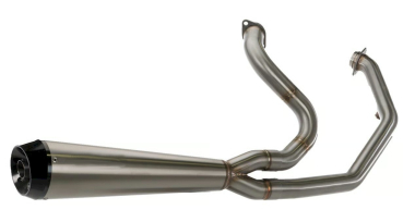 6-sp TC Touring 2-1 exhaust. SS Satin. Euro 3