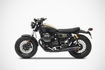 Preview: Zard Moto Guzzi V9 Bobber - Roamer, built 2016-2019, long slip-on 2-2 ECE