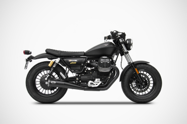 Zard Moto Guzzi V9 Bobber - Roamer, built 2016-2019, long slip-on 2-2 ECE