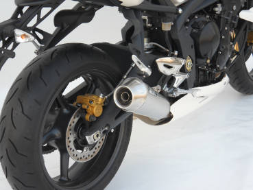 Preview: Zard Triumph Street Triple 675, built 2007-2012, conical round slip-on 3-1, EC type approval
