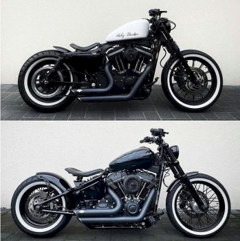FULL EXHAUST SYSTEM  "SS ANARCHY"  WITH  X-TORQUE FOR XL / SPORTSTER MY 2004-2020  EU APPROVED