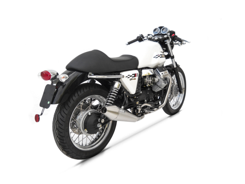 Zard Moto Guzzi V7 Café Racer / Café Classic Conical round Slip-on 2-2 Year of manufacture 2009-2015 with ECE