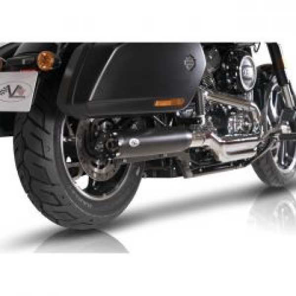 V Performance, Revolver slip-on muffler Sport Glide. Black  21-24 FLSB Sport Glide 107 (NU)