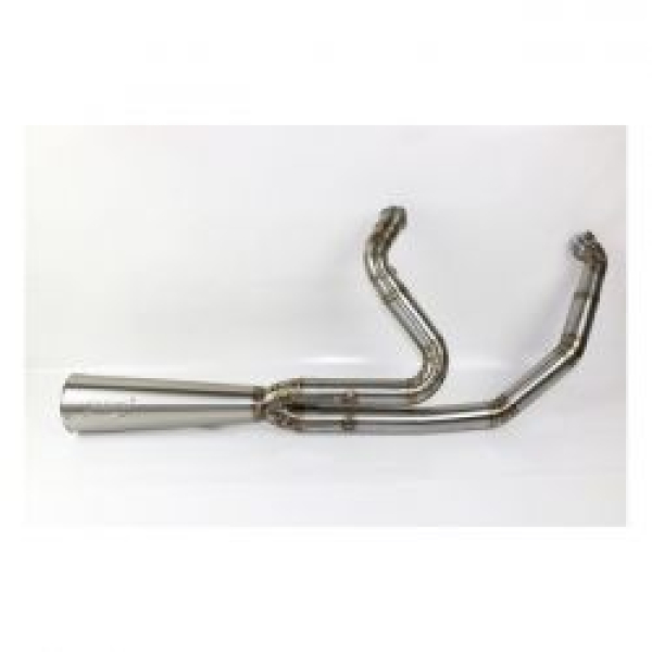 Kodlin, Next Level 2-1 exhaust system. Clear stainle17-24 FLT/Touring EG ABE
