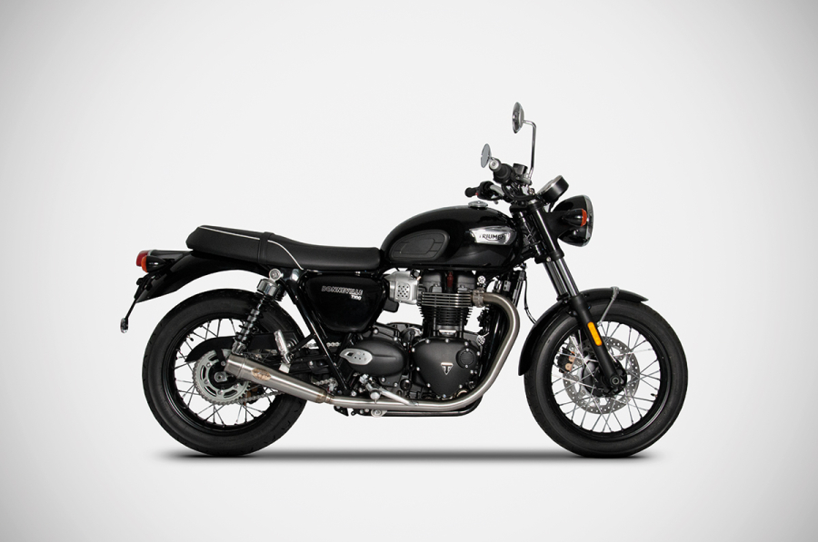 Zard Triumph Bonneville T 100, model year 2021-2023, Euro5, slip-on 2-2