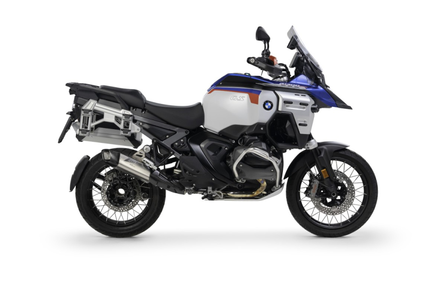 Zard BMW R 1300 GS Adventure Bj. 2023- Slip on 2-1 Titan mit Carbon Endkappe