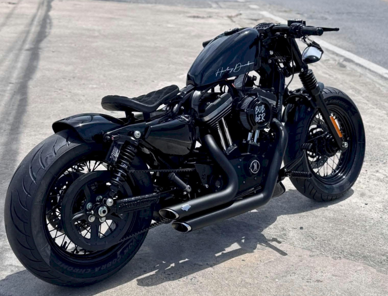 FULL EXHAUST SYSTEM  "SS ANARCHY"  WITH  X-TORQUE FOR XL / SPORTSTER MY 2004-2020  EU APPROVED