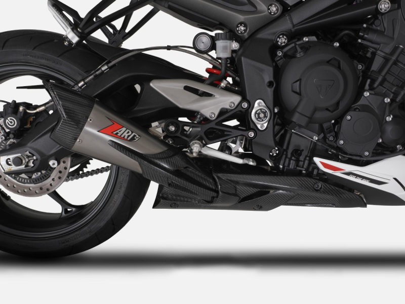 Zard Triumph Street Triple 765, built 2023-2024, Euro 5, full kit, 3-1 Euro 5 approval